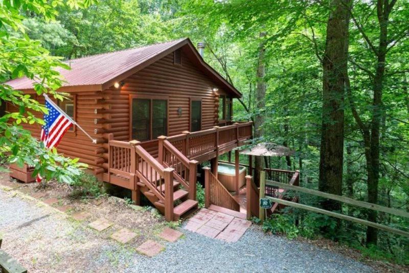 Villa Mountain Spirit Cabin - Fireplace And Hot Tub à Blue Ridge Extérieur photo