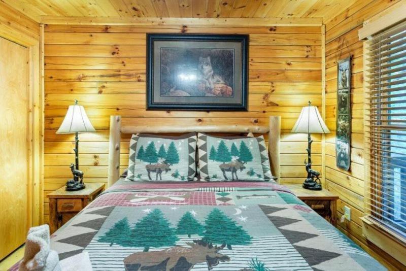Villa Mountain Spirit Cabin - Fireplace And Hot Tub à Blue Ridge Extérieur photo