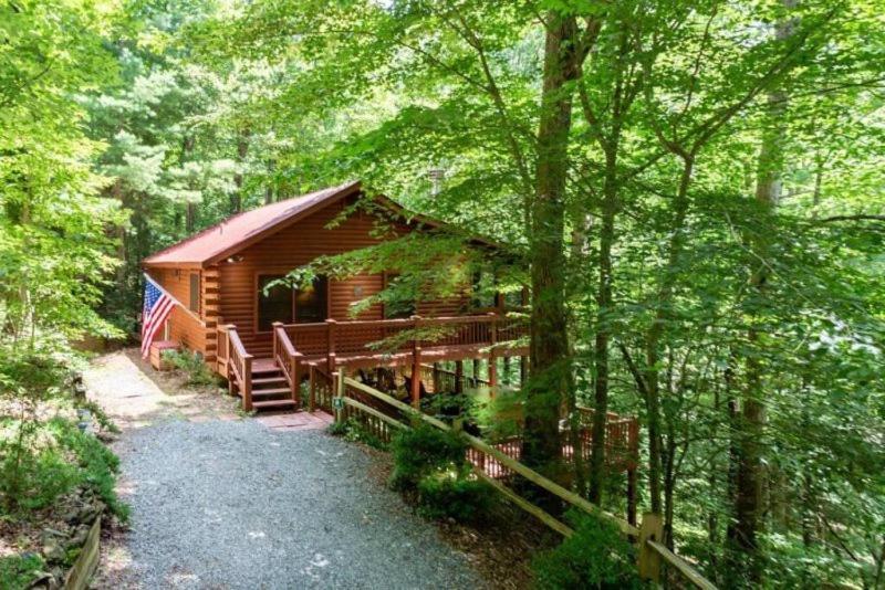 Villa Mountain Spirit Cabin - Fireplace And Hot Tub à Blue Ridge Extérieur photo