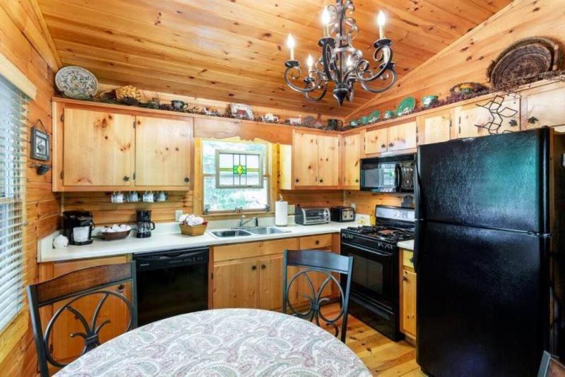 Villa Mountain Spirit Cabin - Fireplace And Hot Tub à Blue Ridge Extérieur photo