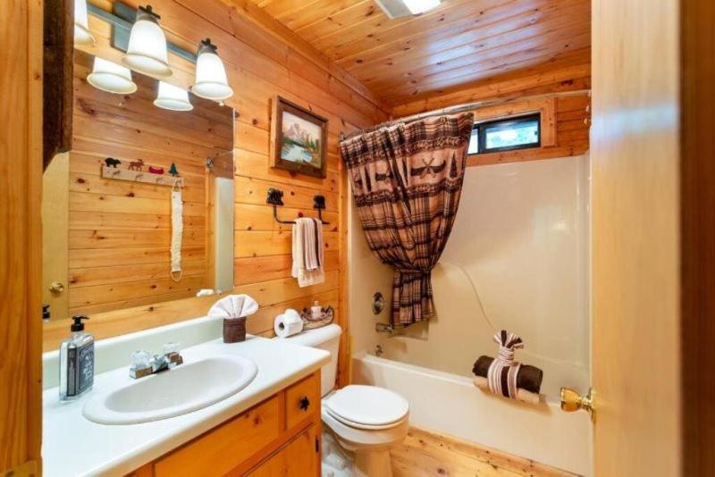 Villa Mountain Spirit Cabin - Fireplace And Hot Tub à Blue Ridge Extérieur photo